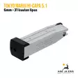 Tokyo Marui Hi-Capa 5.1 airsoft lipas 31 kuulan kapasiteetilla - Lippaat ja lippaanlataajat - 4952839149329 - 12