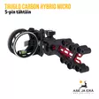 TruGlo Carbon Hybrid Micro 5-pin tähtäin - Taljajousen tähtäimet - 788130020289 - 3
