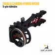 TruGlo Carbon Hybrid Micro 5-pin tähtäin - Taljajousen tähtäimet - 788130020289 - 5