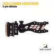 TruGlo Carbon Hybrid Micro 5-pin tähtäin - Taljajousen tähtäimet - 788130020289 - 4