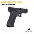 Umarex T4E Glock 17 Gen5 .43 CO2 Blowback kumikuula ilmapistooli - Vasen takaviisto - T4E Defence kuula-aseet - 4000844771759 - 11