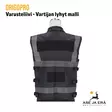 Origopro Varusteliivi, vartijan lyhyt malli - Työvaatetus - 6430016131049 - 5
