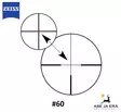 Zeiss Victory V8 1,8-14x50 ASV H kiikaritähtäin #60 - #60 ristikko esitettynä - Zeiss kiikaritähtäimet - 4047865000079 - 53
