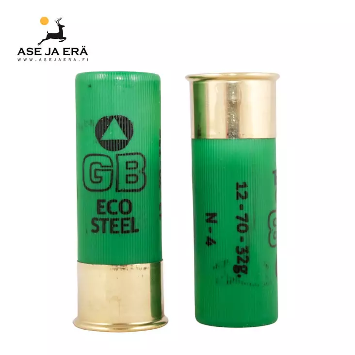 12/70 GB ECO WAD Steel 32g haulikonpatruuna 25kpl - Lyijyttömät patruunat - 8435101634069 - 1