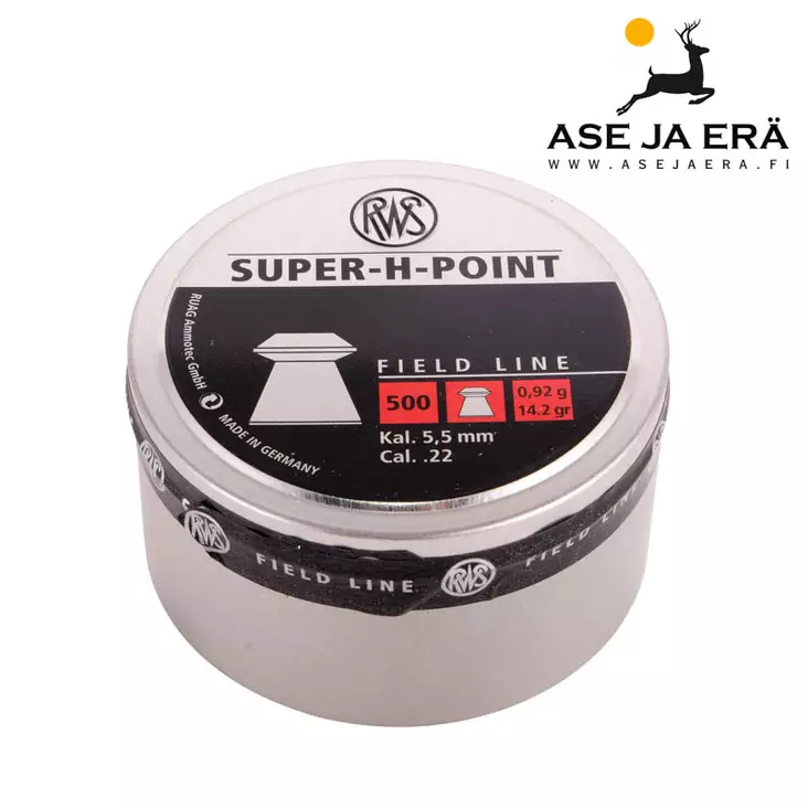 5,5mm RWS Super Hollow point 0,92g 500kpl - 5,5 mm luodit - 4000294136689 - 2