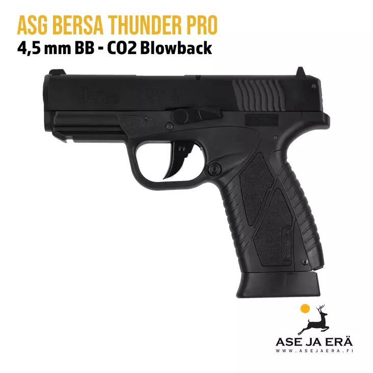 ASG Bersa BP9CC 4,5mm CO2 blowback - Yleiskuva - BB kuula ilmapistoolit - 5707843049979 - 1
