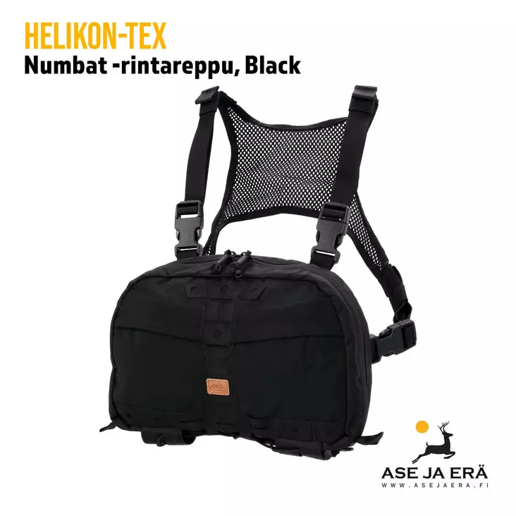 Helikon-Tex Numbat -rintareppu, Black, yleiskuva - Reput ja laukut - 5902688045159 - 1