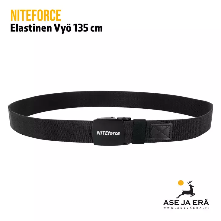 NITEforce elastinen vyö 135 cm, yleiskuva edestä - Vyöt - 6430061583039 - 1