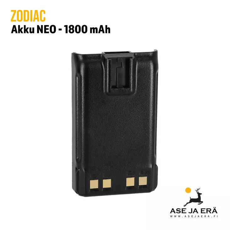 Zodiac NEO akku musta 1800 mAh Yleiskuva - Zodiac akut ja laturit - 7036094769809 - 1