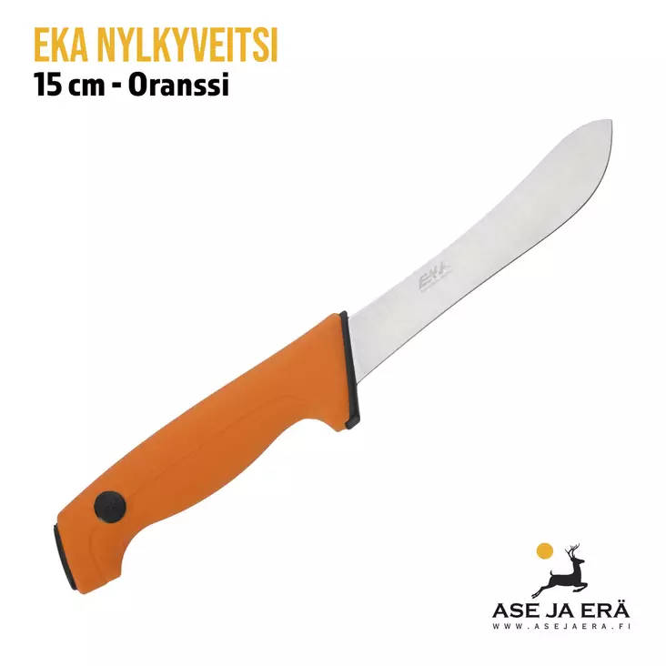 EKA nylkyveitsi 15cm oranssi - sivusta - Avaus- ja nylkyveitset - 7391537301009 - 1
