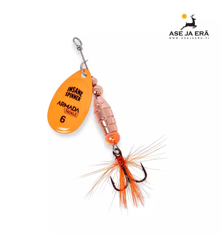 Armada Tackle Insane Spinner lippa punainen/kupari - Lipat alle 15g - 7340143704049 - 1