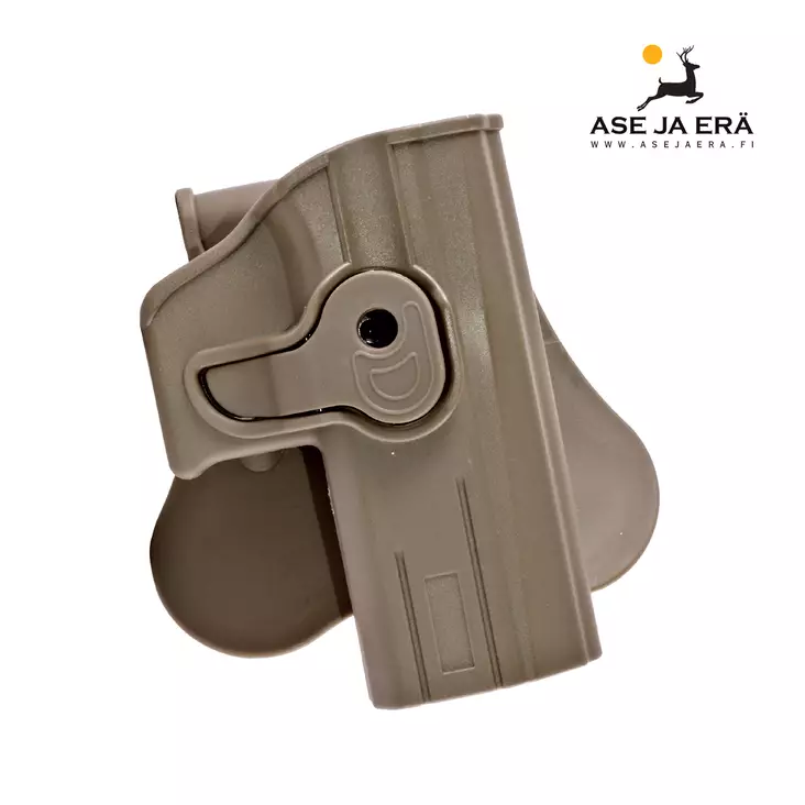 ASG CZ P-07/P-09 FDE polymeerikotelo - Aselaukut ja pistoolikotelot - 5707843063609 - 2