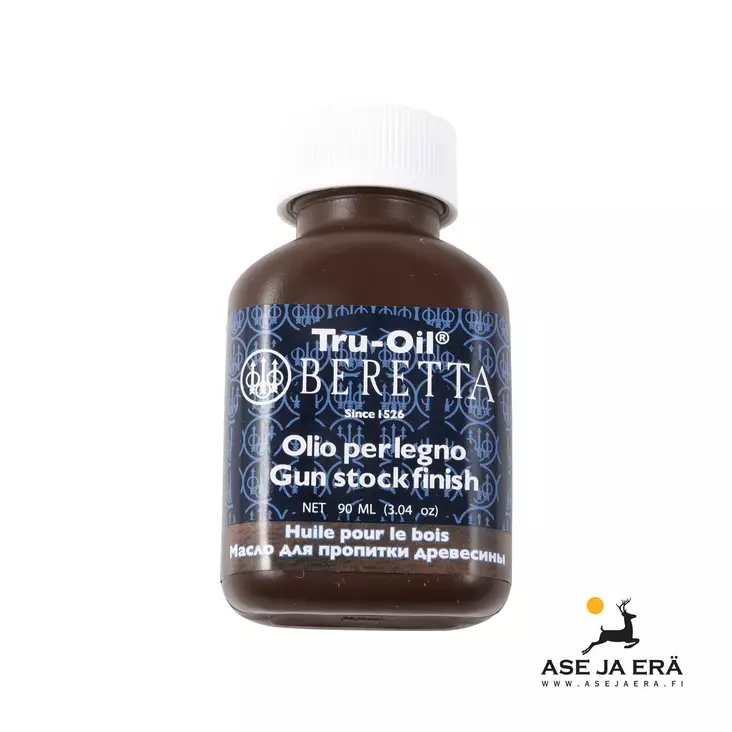 Beretta tukkiöljy tru-oil 90 ml - Tukkiöljyt ja -vahat - 8033854496219 - 1