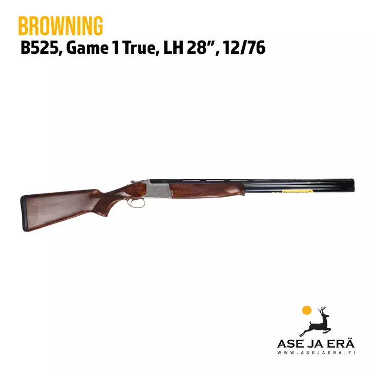 Browning B525 Game 1 True LH 12/76 haulikko, vasenkätinen - Päällekkäispiippuiset haulikot - 634957385059 - 1