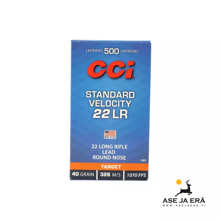 CCI Standard 22LR 2,6g 500kpl - 22 LR patruunat - 604544620009 - 2