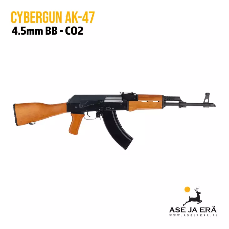 Cybergun AK-47 Kalashnikov 4.5mm BB CO2 ilmakivääri - CO2 ilmakiväärit - 3559961283009 - 8
