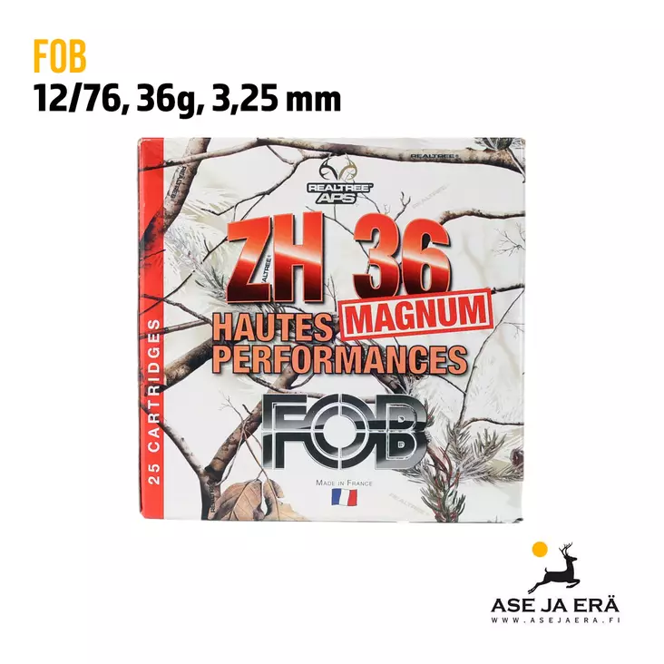 FOB Steel ZH HP 12/76 36g haulikonpatruuna - Lyijyttömät patruunat - 3268790011669 - 1