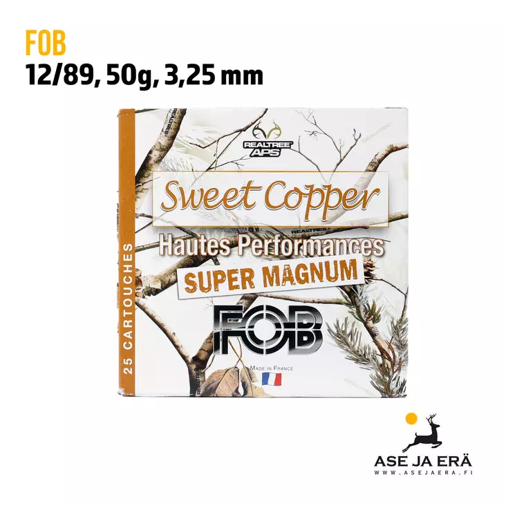 FOB Sweet Copper 12/89 50 g haulikonpatruuna - Lyijyttömät patruunat - 3268790012079 - 1