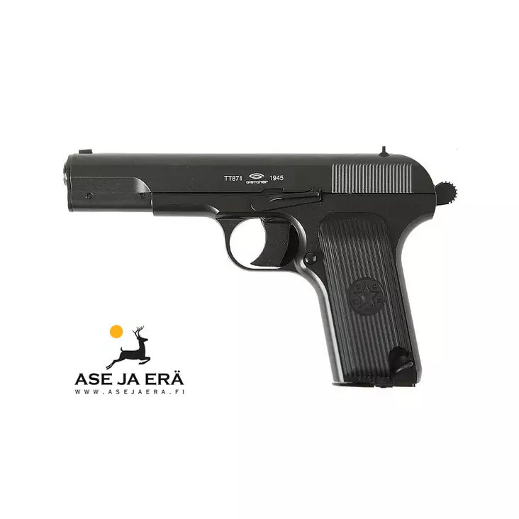 Gletcher Tokarev TT 6mm CO2 airsoft pistooli -Blowback - Pistoolit ja -revolverit - 851393003709 - 1