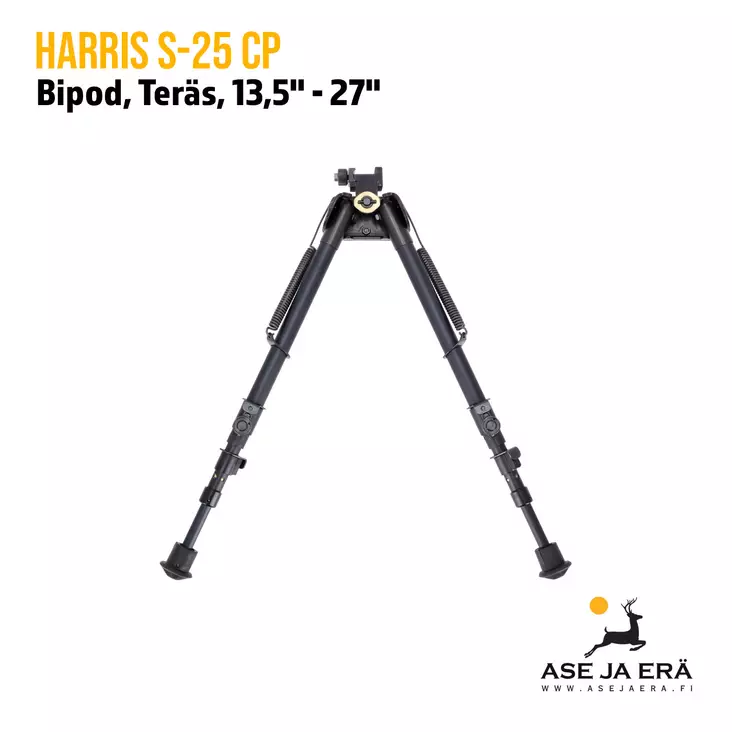 Harris S-25 CP Bipod 13.5"-27" - Teräs bipodit - 051156113229 - 1