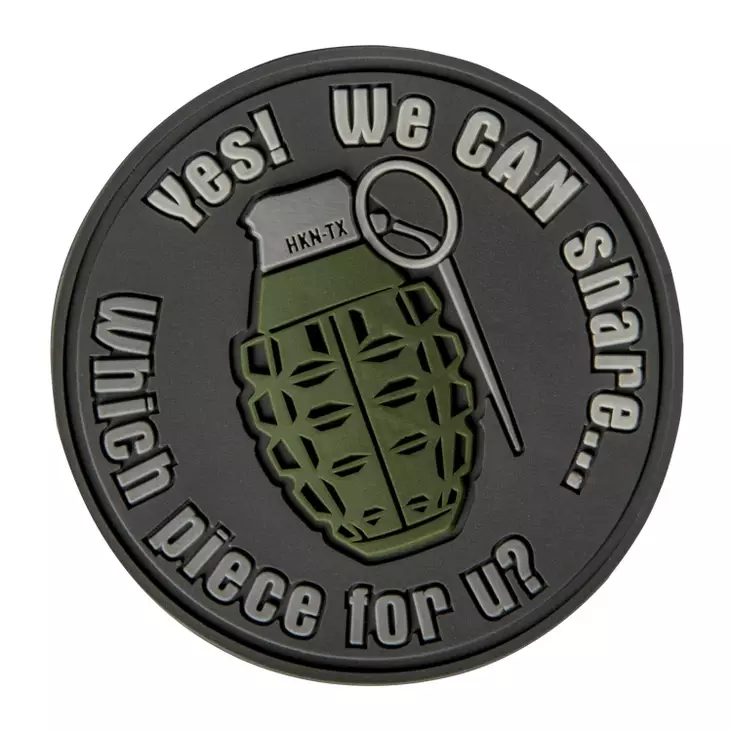 Helikon We Can Share Grenade Patch Harmaa - Muut asusteet - ODGSHRB19 - 1