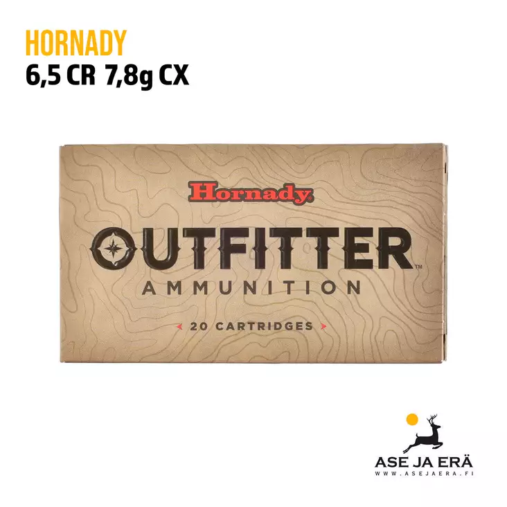Hornady Outfitter 6.5 CM 7,8g CX - 6,5 Creedmoor kaliiperi - 090255719789 - 1