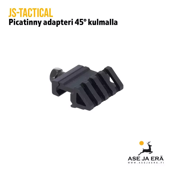 JS-Tactical picatinny adapteri 45° kulmalla - Tukit, kiskot, kahvat ja bipodit - JSS19 - 1