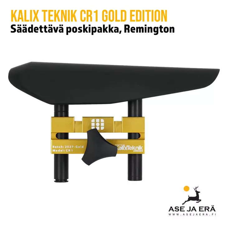 Kalix Teknik CR1 Gold Edition säädettävä poskipakka, Remington, yleiskuva sivusta - Poskipakat - 7350001270159 - 1