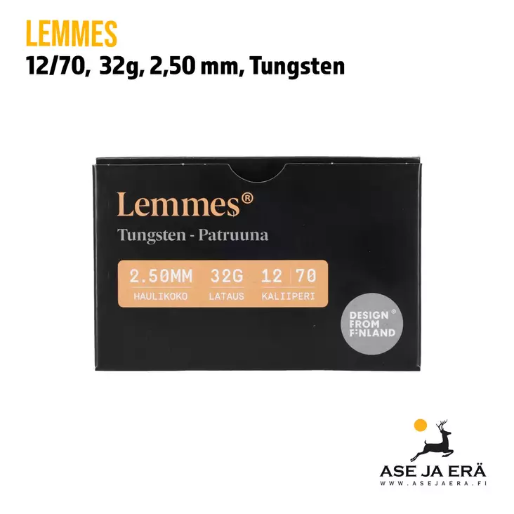 Lemmes Tungsten 12/70 32g Haulikonpatruuna - Lyijyttömät patruunat - 6430068626319 - 1