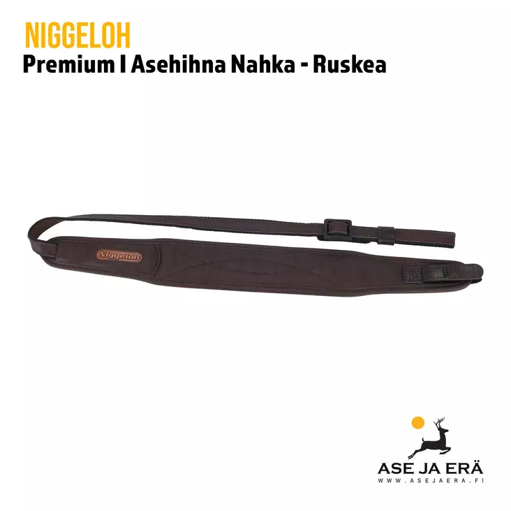 Niggeloh Premium I kiväärihihna ruskea - Hihnat - 4250057200649 - 1