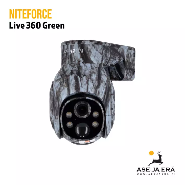 NITEforce Live 360 Green 4G riistakamera - yleiskuva edestä - Lähettävä riistakamera - 6430061582049 - 1