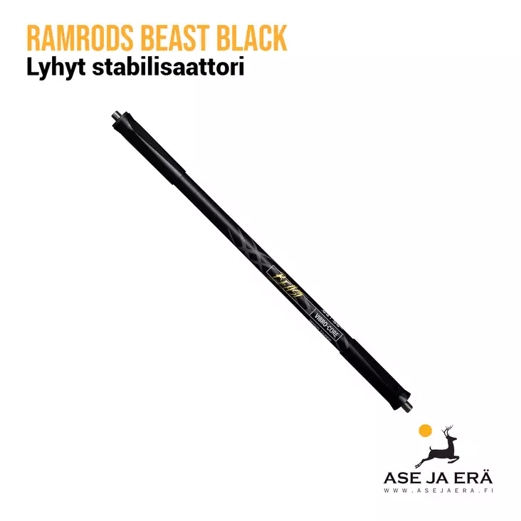 RamRods Beast Black lyhyt stabilisaattori - Lyhyet stabilisaattorit - 724901427659 - 1