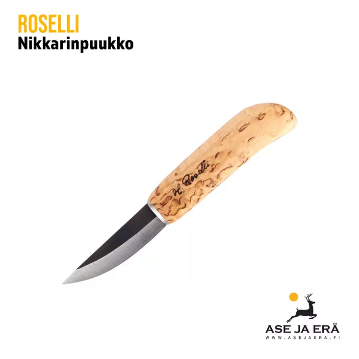 Roselli nikkarinpuukko 8,5cm terällä - yleiskuva - Puukot - 6430056850009 - 1