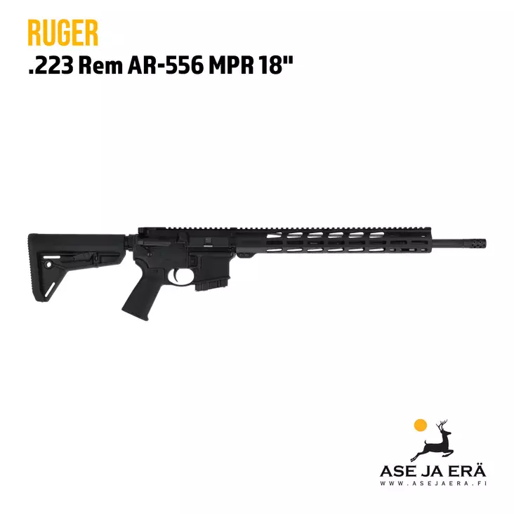 Ruger AR-556 MPR 223Rem puoliautomattikivääri 18" - Puoliautomaattikiväärit - 736676085149 - 12