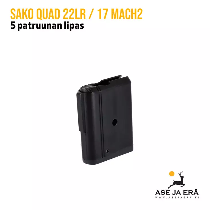 Sako Quad irtolipas 22LR / 17 Mach2 - Metsästysaseiden lippaat - 6438053048849 - 1