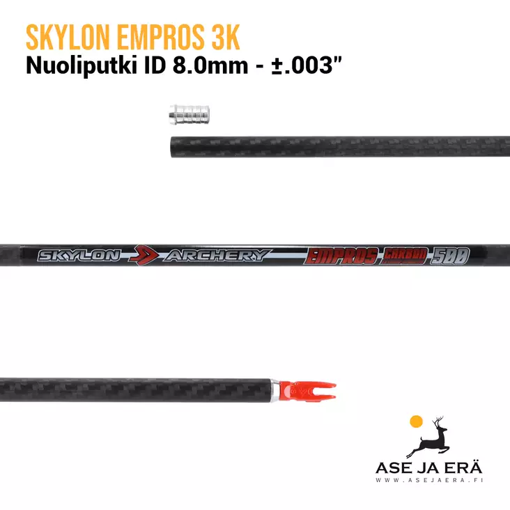 Skylon Empros 3K nuoliputki - Hiilikuituiset nuoliputket - 9227000020239 - 1