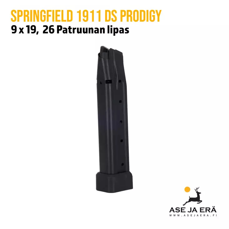 Springfield 1911 DS Prodigy 9mm lipas 26 patruunaa - Pistoolien lippaat - 706397943899 - 1