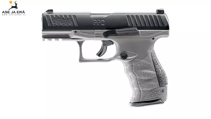 Walther PPQ M2 T4E .43 Tungsten Grey CO2 ilmapistooli - T4E Defence kuula-aseet - 24759 - 1