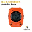 M1A2 W+ Shot Timer RFID ajanottolaite Oranssi - Edestä - Ajanottolaitteet - M1A2WPLUSMmusta - 12