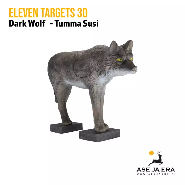Eleven Targets 3D-taulu Tumma Susi vaihtoinsertillä - 3D-eläintaulut - ELVaE53A - 1