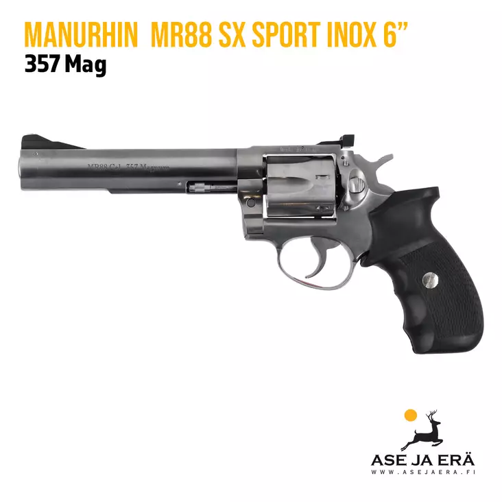 Manurhin MR88 SX Sport Inox revolveri - Revolverit - CHA988SSI600357DA - 1