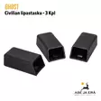Ghost Civilian lipastasku musta 3 kpl, etuviistosta - Lipastaskut ja patruunapidikkeet - GI03MGSB - 11