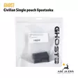 Ghost Civilian Single Pouch lipastasku musta, myyntipakkaus EAN näkyvissä - Lipastaskut ja patruunapidikkeet - GI03MGRSB - 8