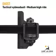 Ghost Tactical medium-High Ride vyömoduuli - Kotelo asennettu vyöhön ja kotelo on kiinni telineessä - Vyöt, telakat ja moduulit - GI03HRLB - 10
