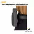 Ghost Tactical medium-High Ride vyömoduuli - Kotelo kiinnitetty mallin vyölle etuviistosta  - Vyöt, telakat ja moduulit - GI03HRLB - 9