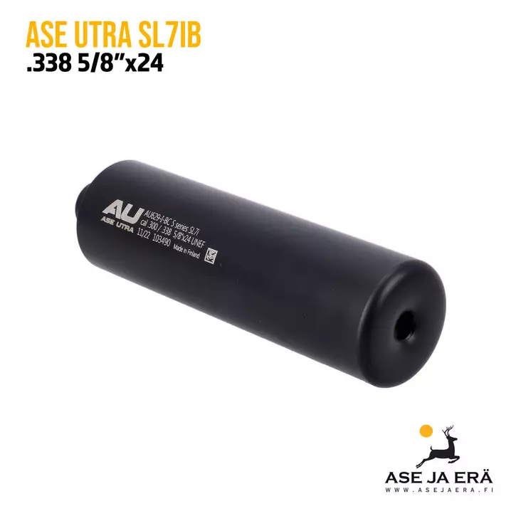 Ase Utra SL7iB .338 5/8x24 Äänenvaimennin - Ase Utra äänenvaimentimet - AU629IB - 1