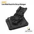 GHOST Low-Ride Pouch for Derya Shotgun lähikuva takaa yläviistosta - Lipastaskut ja patruunapidikkeet - SGMAGMDLD - 5