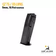 CZ 75/85 lipas 9mm 16 patruunalle - oikealta etuviistosta - Pistoolien lippaat - 0422-0710-07ND - 8