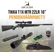Tikka T1x 22LR 16" Pienoiskivääripaketti - Pulttilukkoiset pienoiskiväärit - tikkaT1x22LRxSCAND - 1