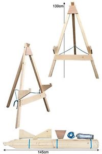 Avalon puinen tauluntaustan teline 3 jalkaa - Tauluntaustat ja telineet - SSDA3PTHD - 1